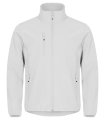 Heren Softshell Jas Clique Classic 0200910 wit